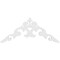 Ekena Millwork Pitch Kendall Architectural Grade PVC Gable Pediment, 36"W x 15"H x 1"P (10/12) GPP036X015X100KEN - alternate 3
